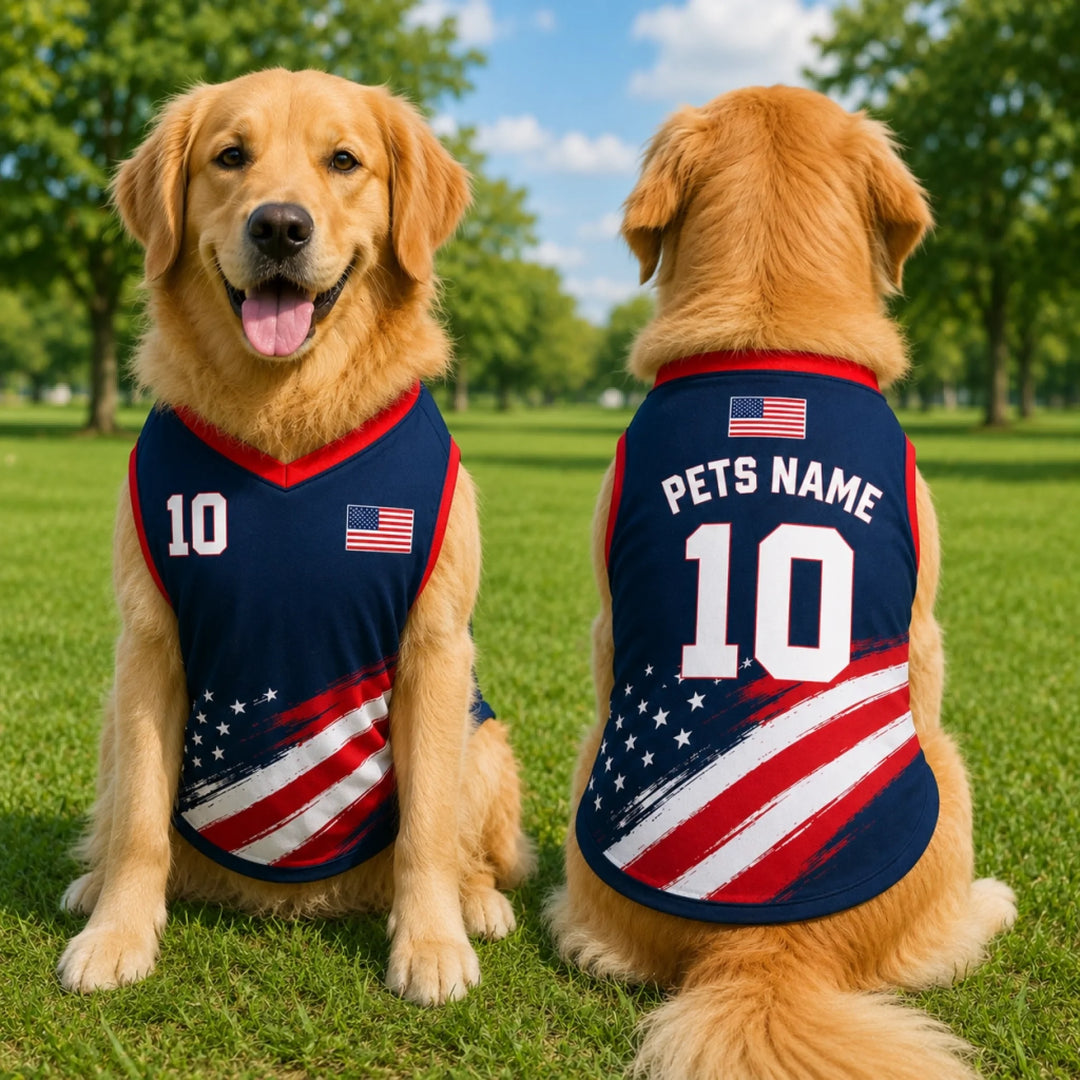 Custom World Soccer Pet Jersey - Personalized Gifts For Sport Fans and Pet Lovers (3)