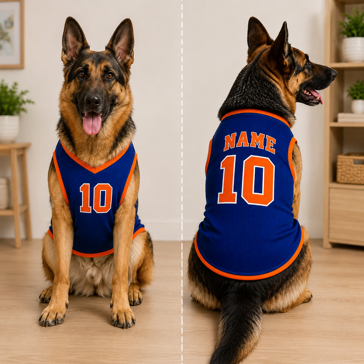 Custom Basketball Dog Soccer Jersey, Personalized Pet Basketball Shirt, Fan Dog Jersey, Basketball Pet Outfit, Dog Team Jersey