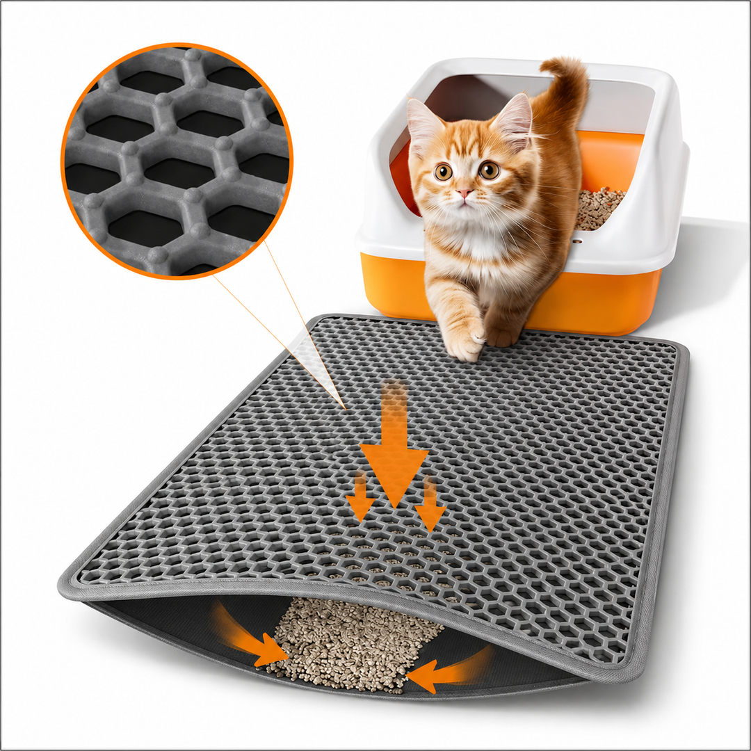 CleanPaws™ Waterproof Double-Layer Litter Mat