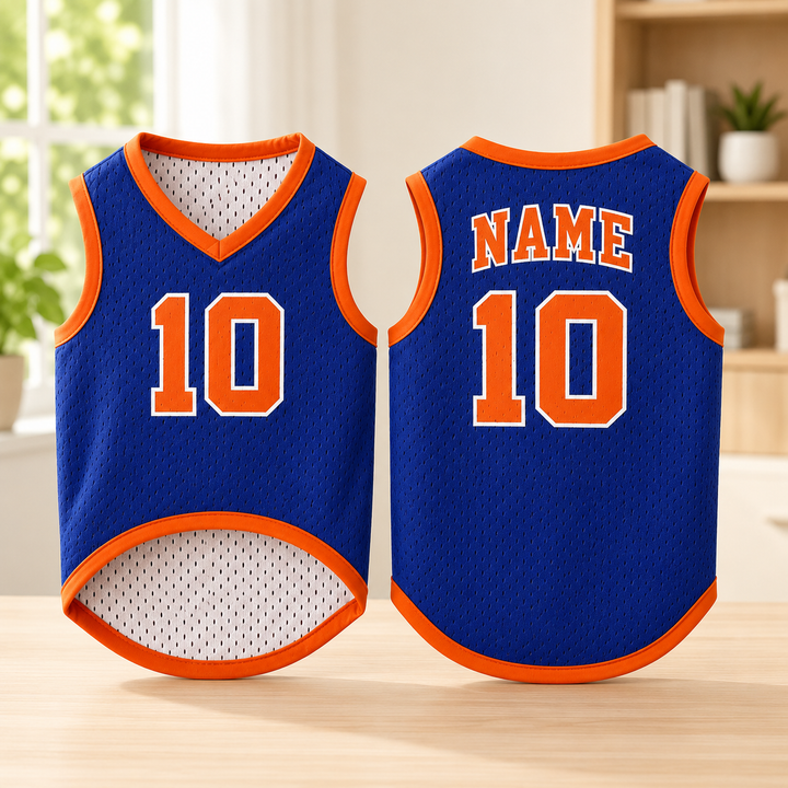 Custom Basketball Dog Soccer Jersey, Personalized Pet Basketball Shirt, Fan Dog Jersey, Basketball Pet Outfit, Dog Team Jersey