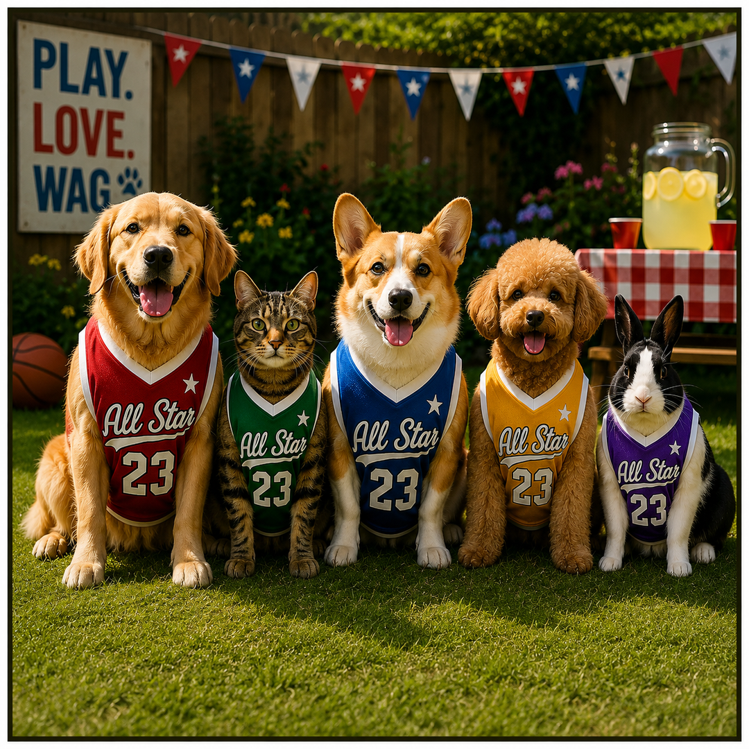 Custom Pet Jersey, Personalized Pet Shirt, Sports Fan Pet Apparel