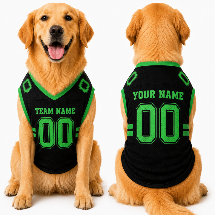 Personalized Dog Football Jersey, Custom Pet Jersey with Name & Number, Sports Team Dog Shirt, Football Dog Apparel, Game Day Pet Outfit