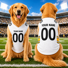Personalized Pet Football Jersey, Custom Dog Sports Shirt, Dog Jersey with Name Number, Football Fan Dog Apparel, Pet Game Day Outfit