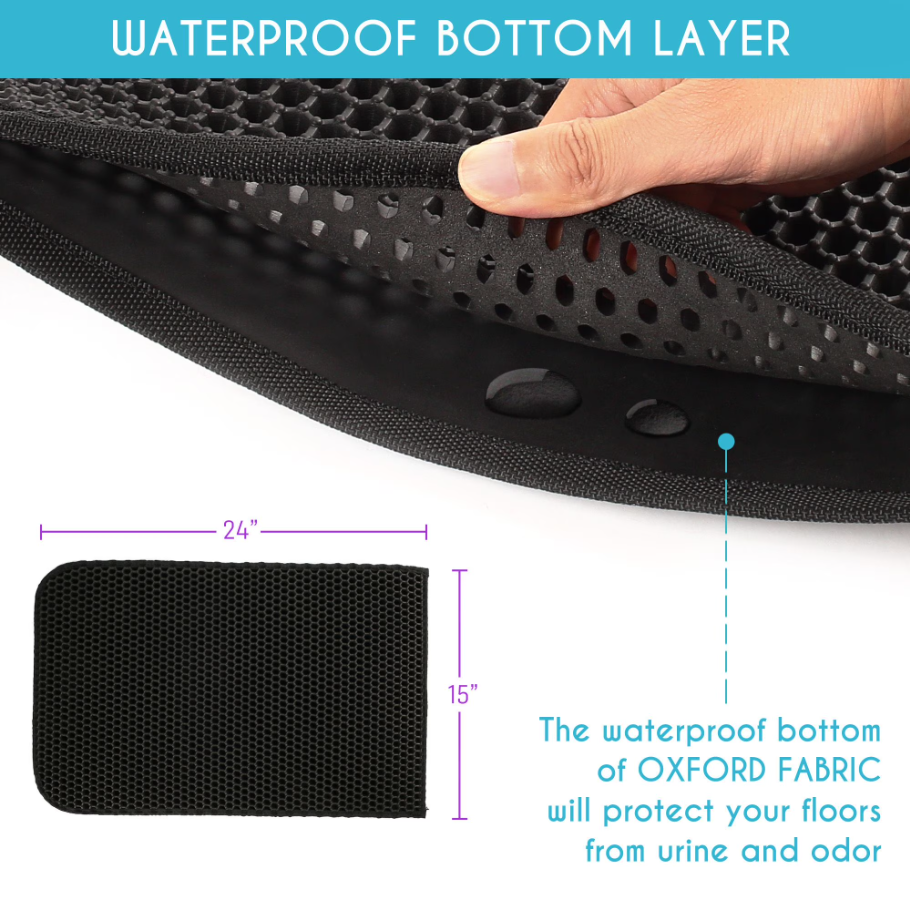 CleanPaws™ Waterproof Double-Layer Litter Mat