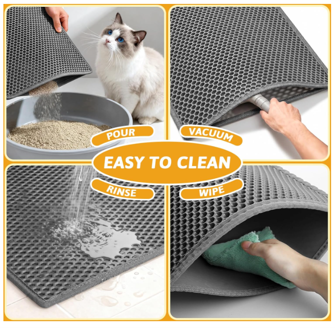 CleanPaws™ Waterproof Double-Layer Litter Mat