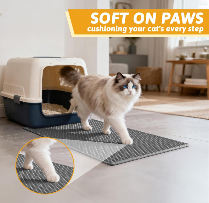 CleanPaws™ Waterproof Double-Layer Litter Mat